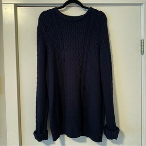 Buffalo David Bitton Dark Blue Crewneck Sweater